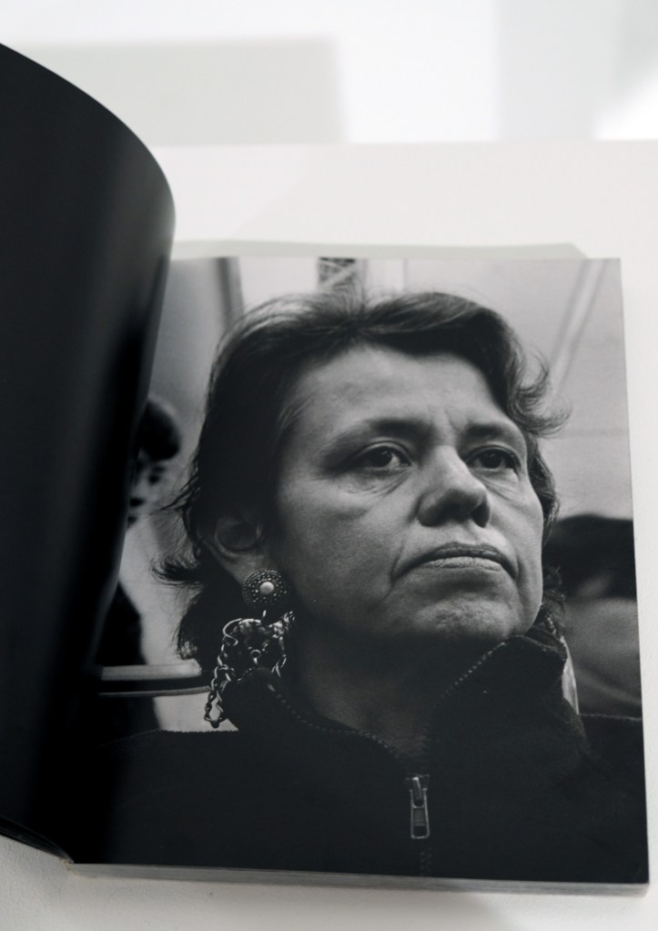 Installation view of the exhibition 'An Unorthodox Flow of Images' at the Centre for Contemporary Photography (CCP), Melbourne, September - November 2017 showing (85) pages from Luc Delahaye's book 'L'Autre' 1999