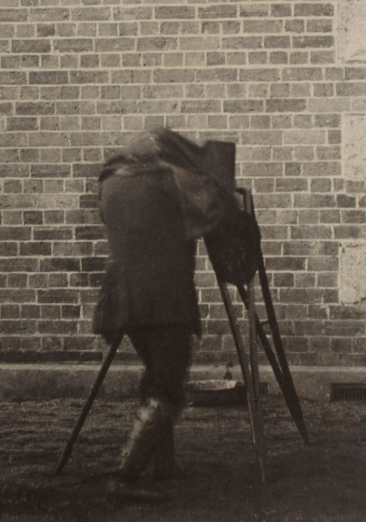 J W Lindt (Australian, 1845-1926) 'Body of Joe Byrne, member of the Kelly Gang, hung up for photography Benalla' 1880 (detail)