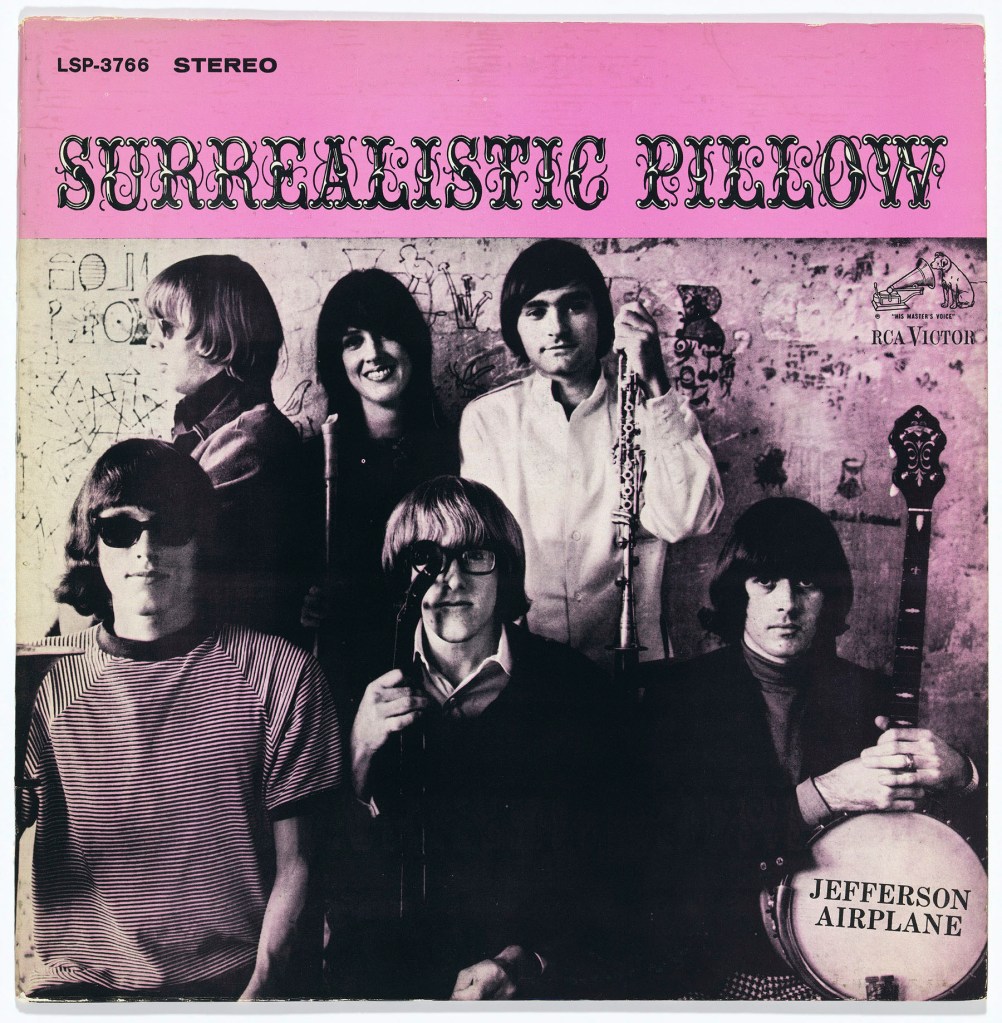 Cover photograph by Herb Greene (American, 1942-2025) 'Jefferson Airplane, Surrealistic Pillow' 1967