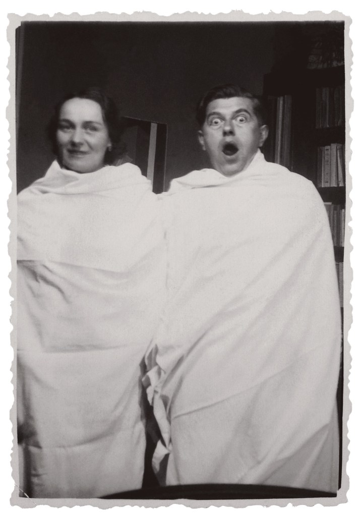 Unknown photographer. 'The Bouquet (Le Bouquet), Georgette and René Magritte, Rue Esseghem, Brussels' 1937