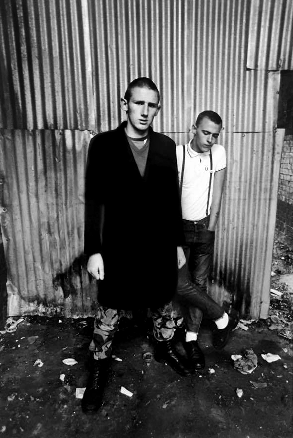 Syd Shelton (British, b. 1947) 'Anti racist Skinheads, Hackney, London' 1979, printed 2012 (installation view)