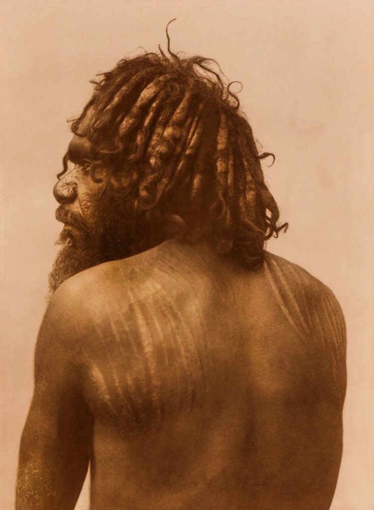 Anonymous photographer. 'Untitled [Aboriginal with scars]' Nd