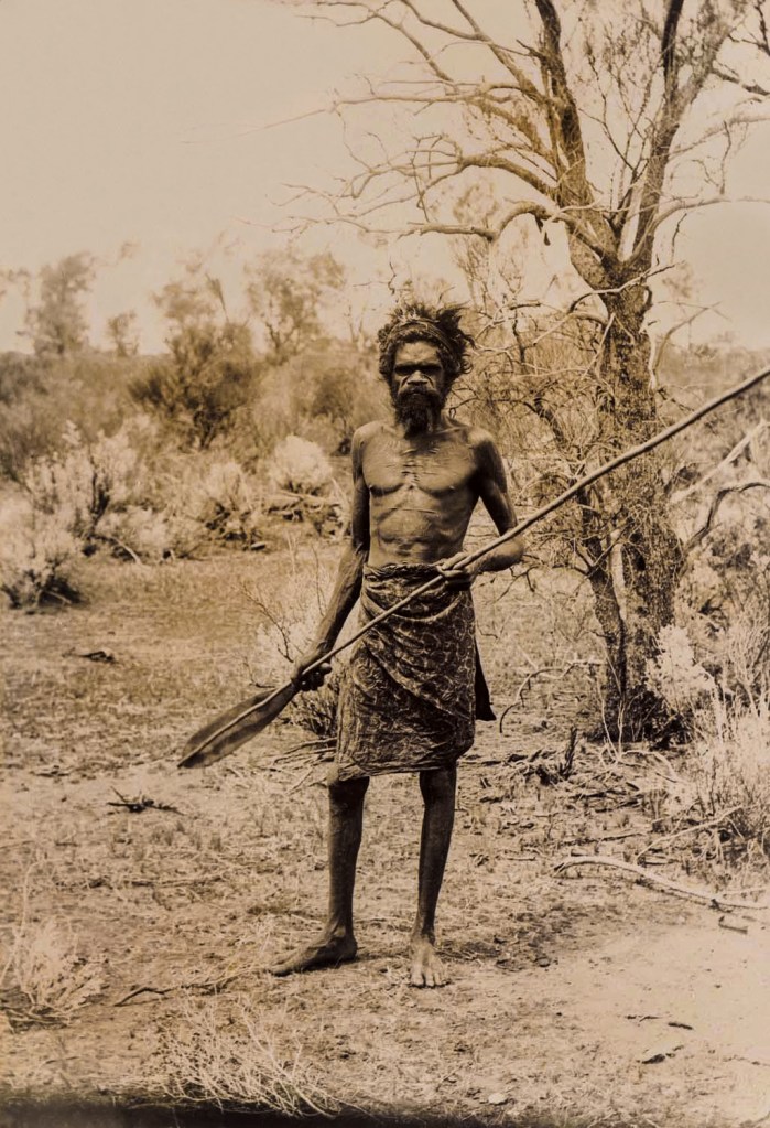 Anonymous photographer. 'Untitled [Aboriginal with spear]' Nd