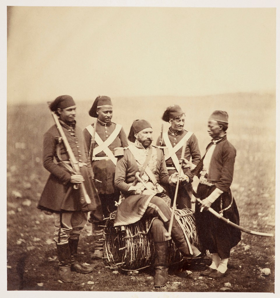 Roger Fenton (British, 1819-1869) 'Ismael Pacha receiving his chibouque' 27 Apr 1855