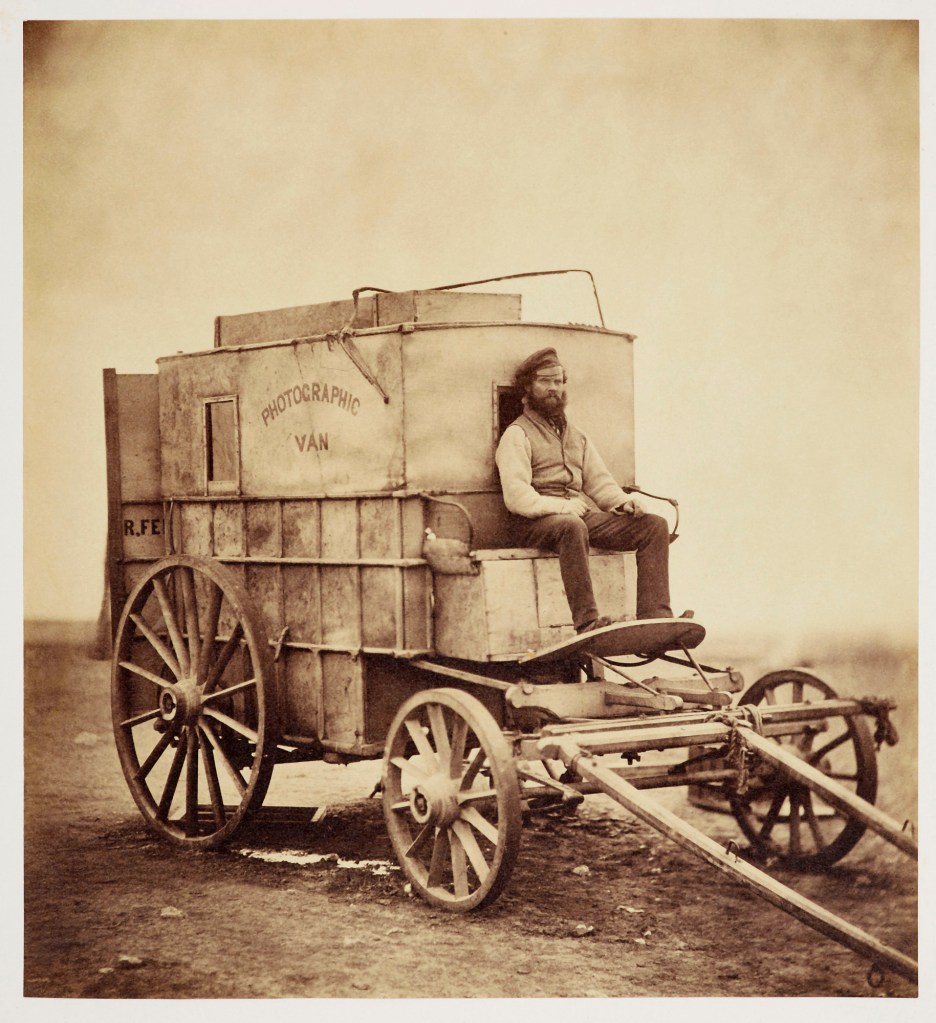 Roger Fenton (British, 1819-1869) 'Photographic Van' 1855