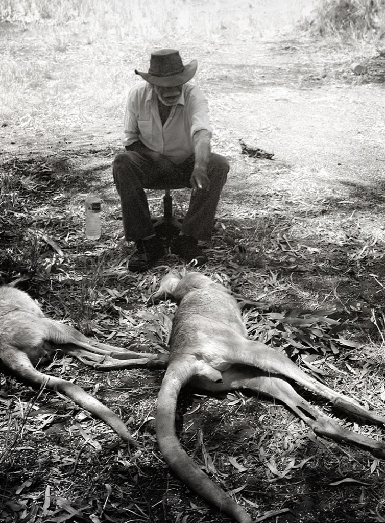 Judith Crispin (Australian / Bpangerang, b. 1970) 'Jerry Jangala Oversees Kangaroo Ceremony' 2014