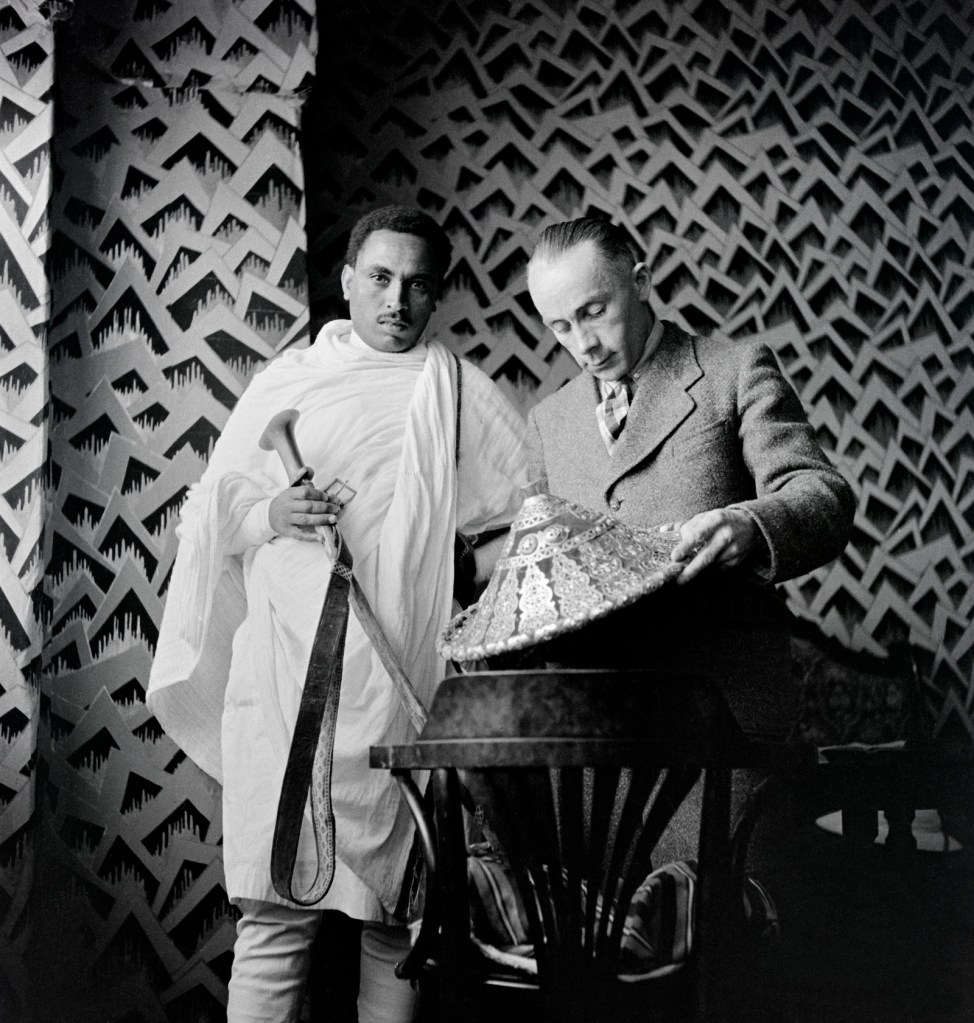 Walter Mittelholzer (Swiss, 1894-1937) 'Übergabe von Schild und Degen an Walter Mittelholzer' c. 1934