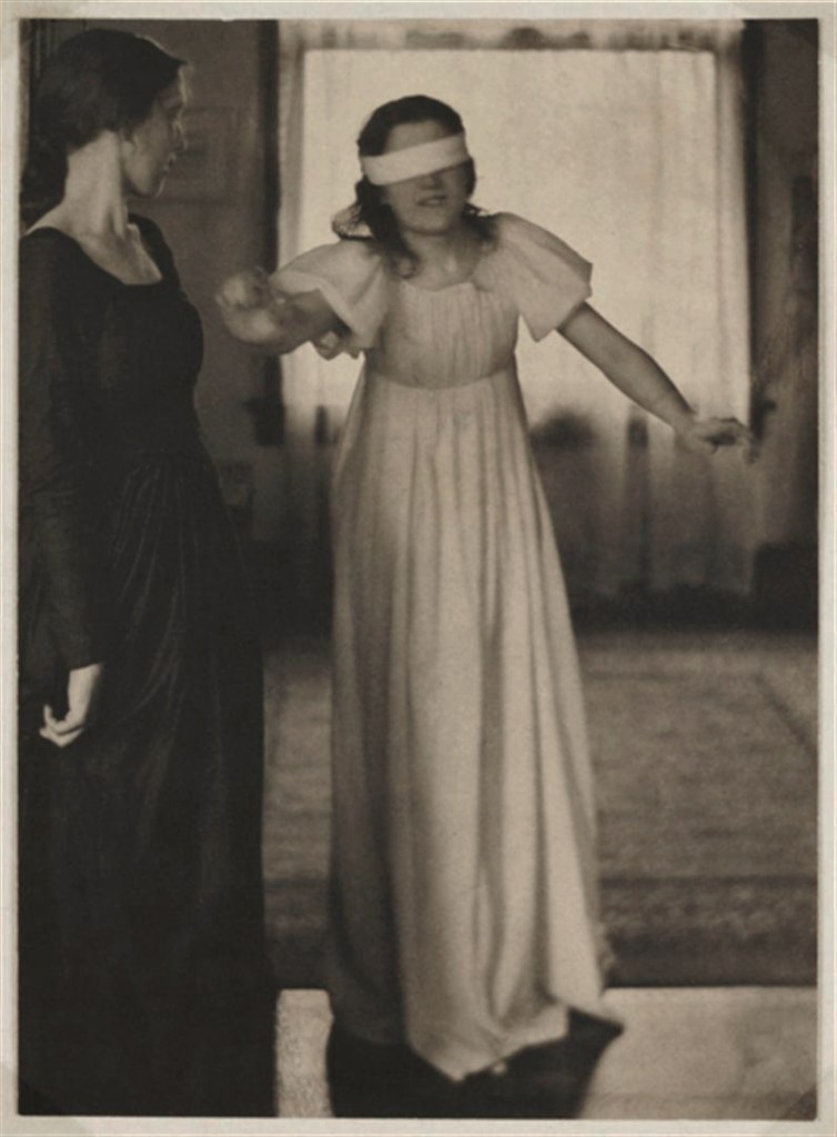 Clarence H. White (American, 1871-1925) "Blindman's Bluff" 1898