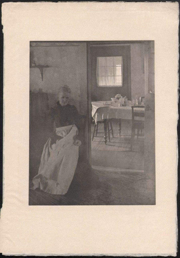 Clarence H. White (1871-1925) 'Mother was living in the old home alone' 1902