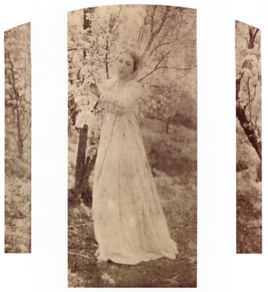 Clarence H. White (American, 1871-1925) 'Spring - A Triptych [Letitia Felix]' 1898