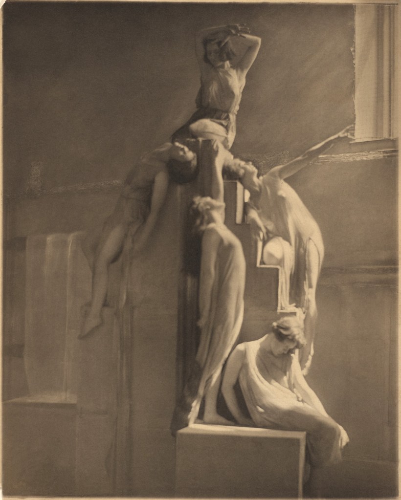 Clarence H. White (American, 1871-1925) 'The Dancers - Barnard Greek Games' 1922