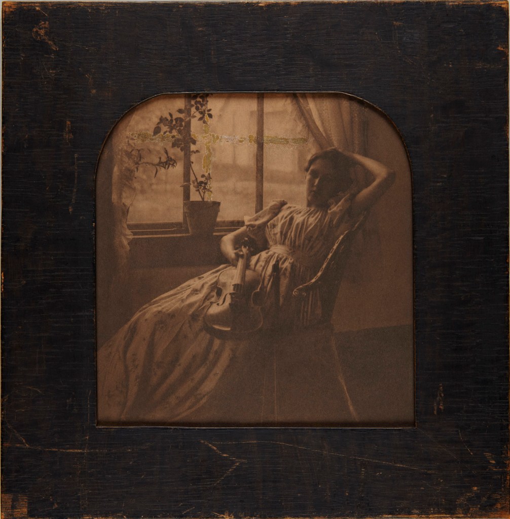 Clarence H. White (American, 1871-1925) 'The Girl with the Violin' 1897