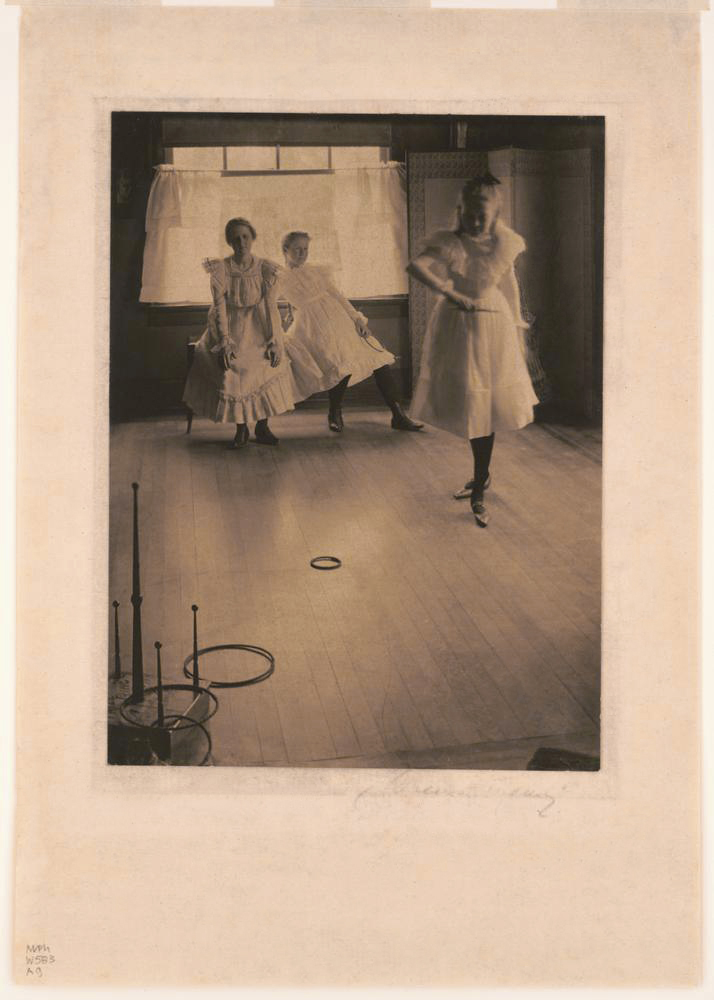 Clarence H. White (American, 1871-1925) 'The Ring Toss' 1899