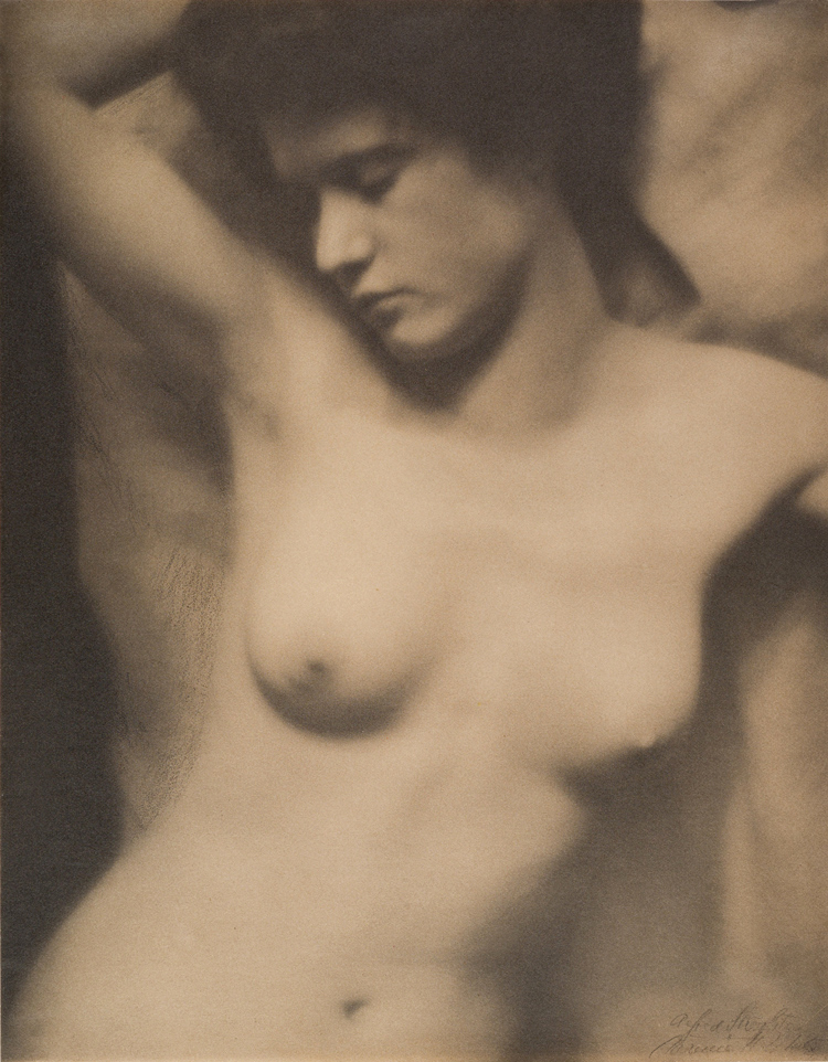 Alfred Stieglitz (American, 1864-1946) and Clarence H. White (American, 1871-1925) 'Torso' 1907