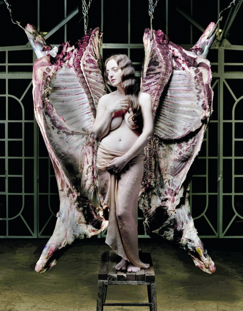 Nicola Constantino (Argentinian, b. 1964) 'Nicola alada, inspirado en Bacon inspirado en Rembrandt' / 'Winged Nicola, Inspired by Bacon Inspired by Rembrandt' 2010