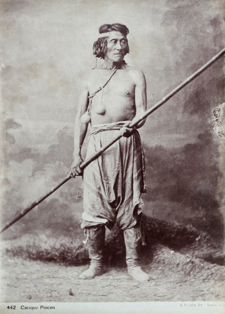 Antonio Pozzo (Argentinian born Italy, 1829-1910) 'Cacique Pincén' (Chief Pincén) 1878