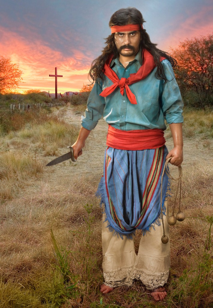 Marcos López (Argentinian, b. 1958) 'Gaucho Gil. Buenos Aires' 2009, print 2017