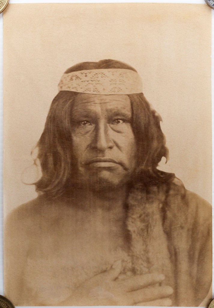 Esteban Gonnet (French, 1830-1868) 'Cacique Tehuelche Casimiro Biguá' / 'Tehuelche Chief, Casimiro Biguá' 1864