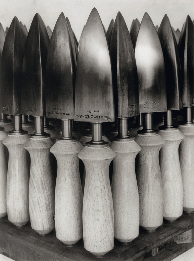 Albert Renger-Patzsch (1897-1966) 'Bügeleisen für Schuhfabrikation, Faguswerk Alfeld [Shoemakers' irons, Fagus factory, Alfeld]' 1928