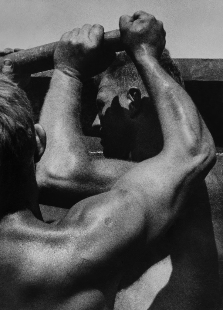 Jakob Tuggener (Swiss, 1904-1988) 'Untitled (Arms of work)' c. 1947