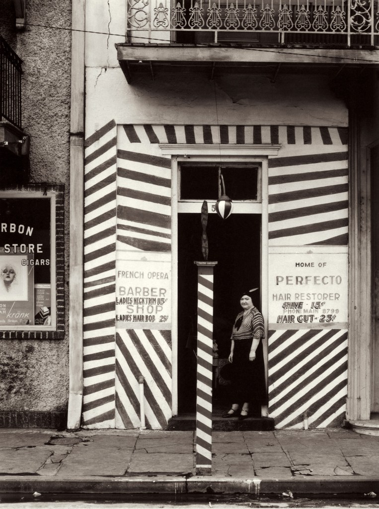 Walker Evans (American, 1903-1975) 'Sidewalk and Shopfront, New Orleans' 1935