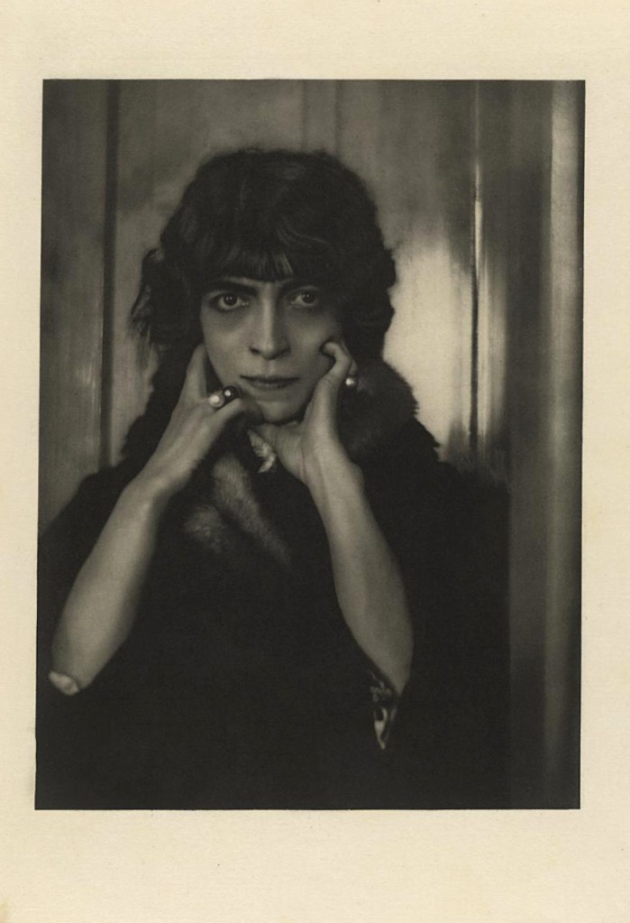 Adolf de Meyer (American born France, 1868-1946) 'Portrait of the Marchesa Casati' 1912 Adolf de Meyer (American born France, 1868-1946) 'Portrait of the Marchesa Casati' 1912