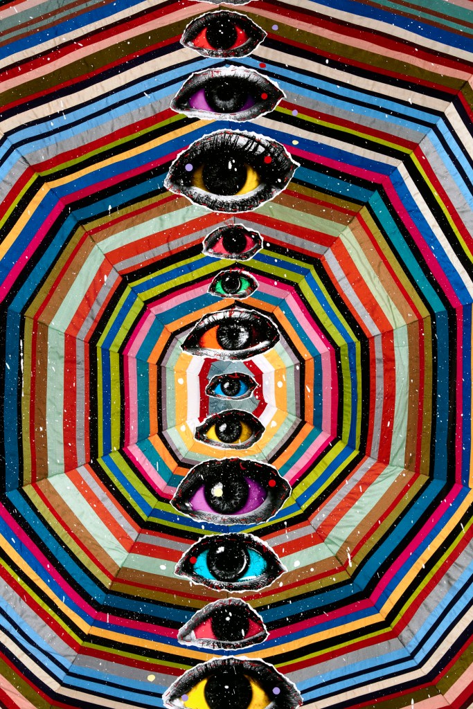 Del Kathryn Barton (Australian, b. 1972) 'briefly turned into dreams' 2016 (detail)