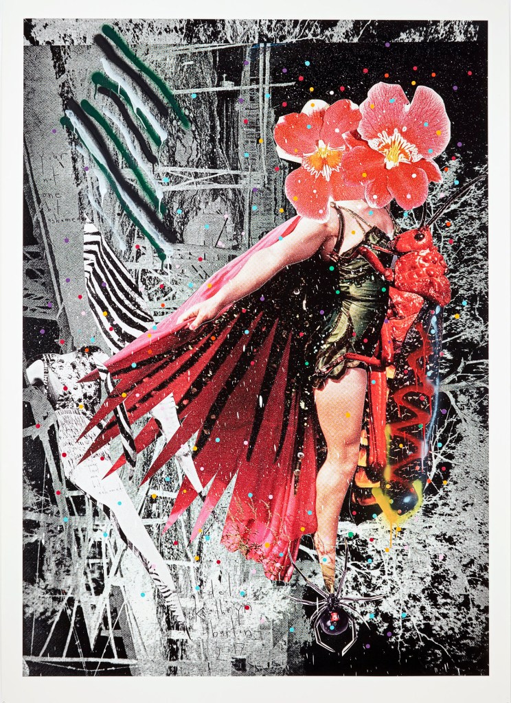 Del Kathryn Barton (Australian, b. 1972) 'you’re not a bit ashamed' 2017 from the exhibition 'Del Kathryn Barton: The Highway is a Disco' at the Ian Potter Centre: NGV Australia at Federation Square, Melbourne, Nov 2017 - March 2018