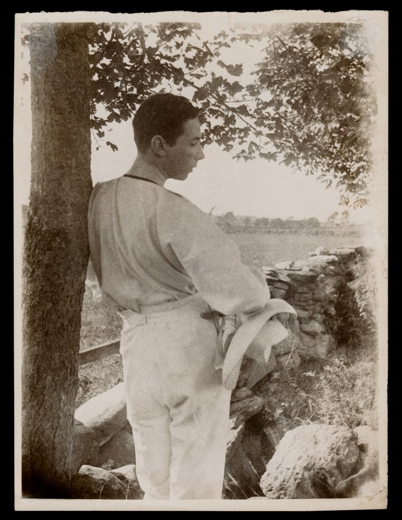 Gertrude Käsebier (American, 1852-1934) 'Baron Adolf de Meyer (Leaning Against Tree)' 1903 Gertrude Käsebier (American, 1852-1934) 'Baron Adolf de Meyer (Leaning Against Tree)' 1903