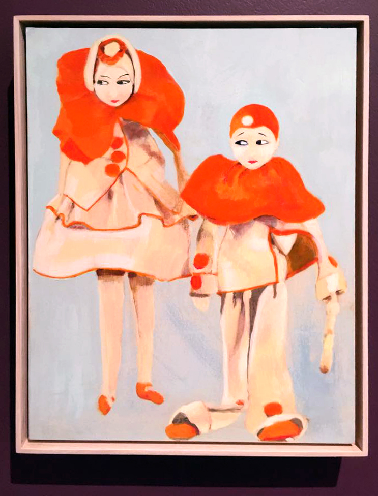 Kate Daw. 'Lenci dolls (Lenu and Lila)' 2016 (installation view)