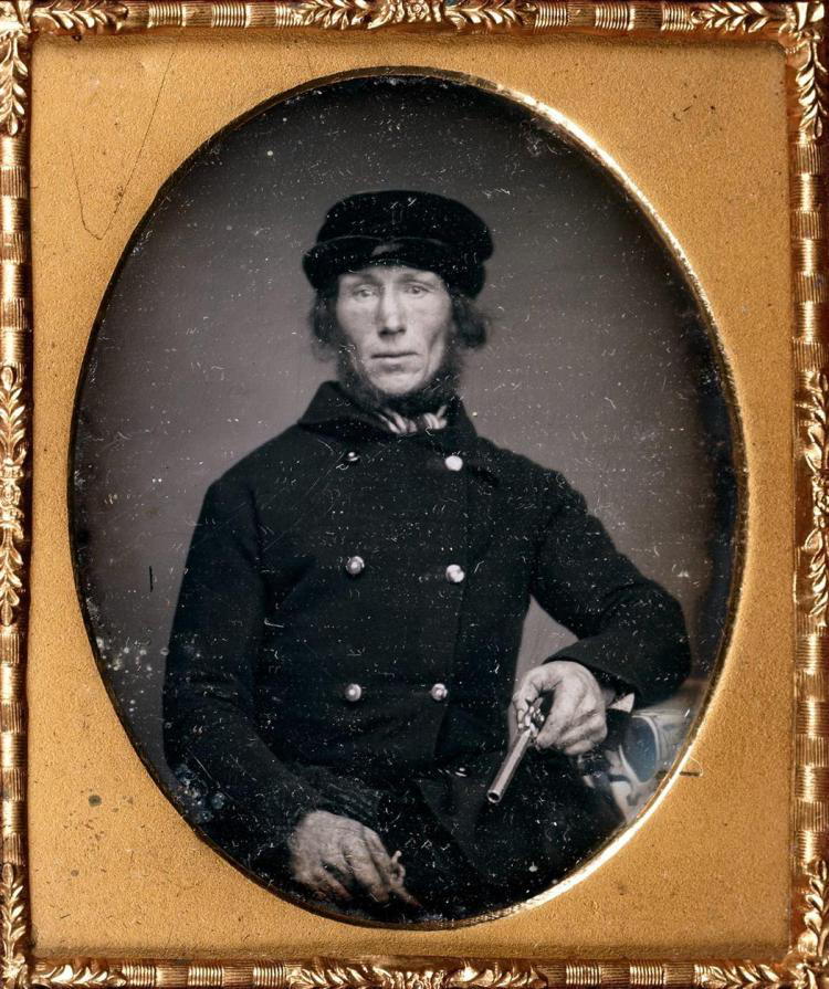 Unknown photographer (American) Untitled [Man with pistols] c. 1850-1860s