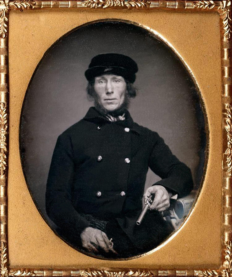 Unknown photographer (American) Untitled [Man with pistols] c. 1850-1860s