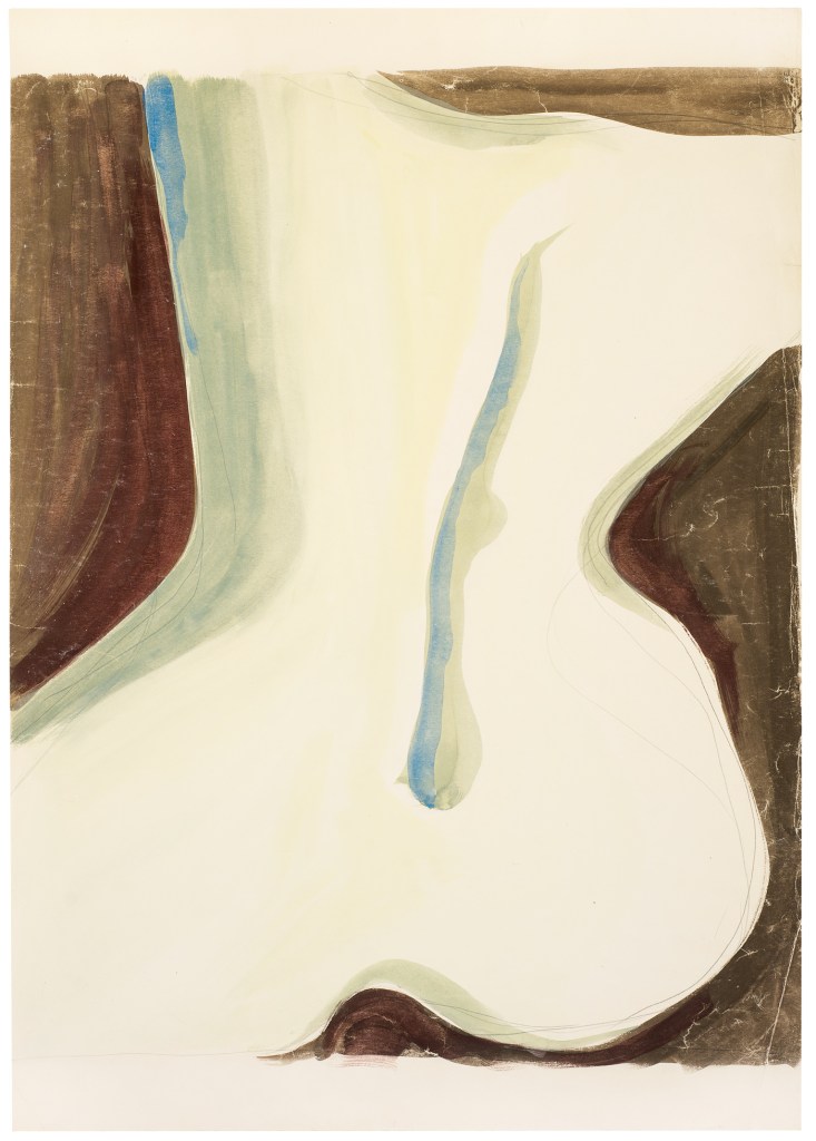 Zbigniew Dłubak (Polish, 1921-2005) Sketch for the series 'Ammonites' 1959-1961