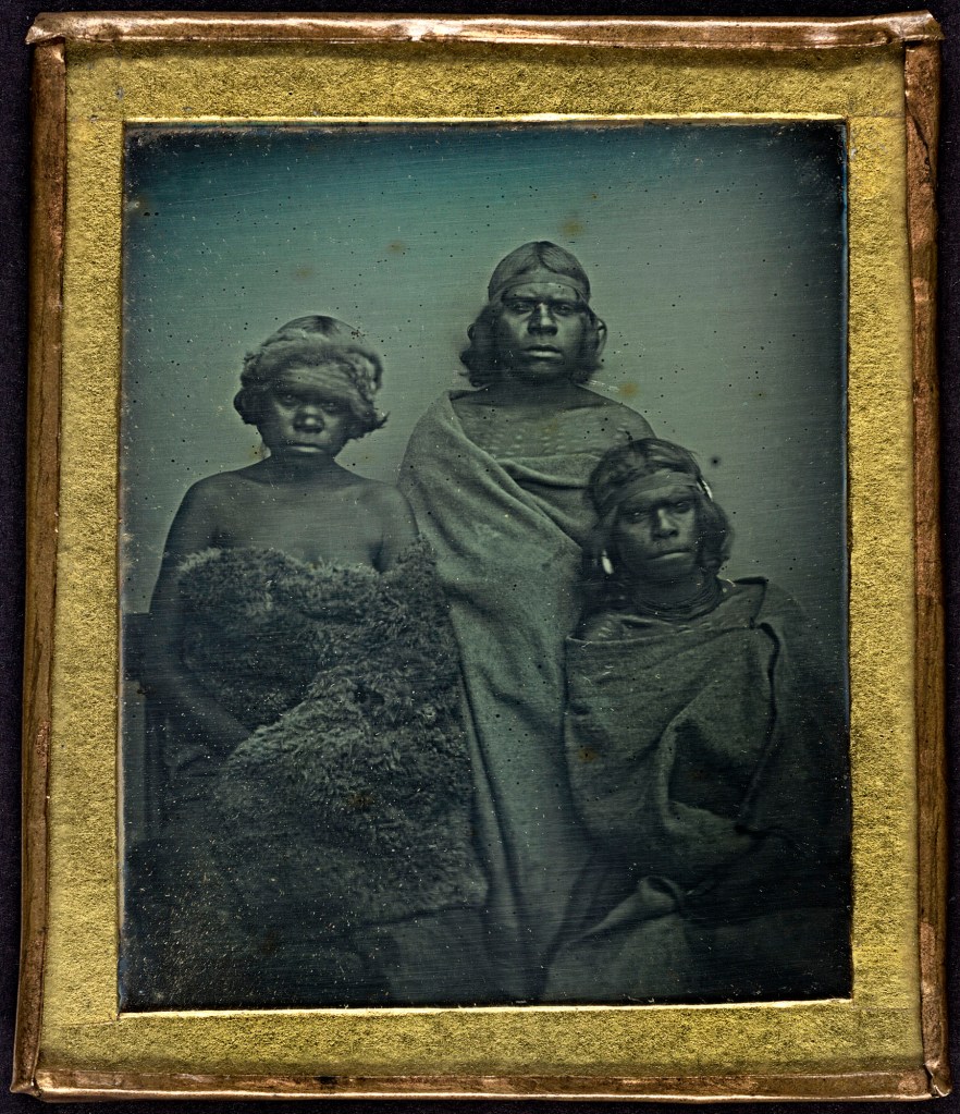 Douglas T. Kilburn (English-Australian, 1811-1871) 'No title (Group of Koori women)' 1847