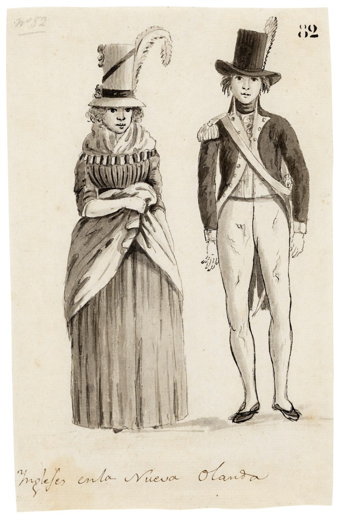 Juan Ravenet (Italy 1766 - Spain c. 1821) 'English in New Holland (Ingleses en la Nueva Olanda)' 1789-1794