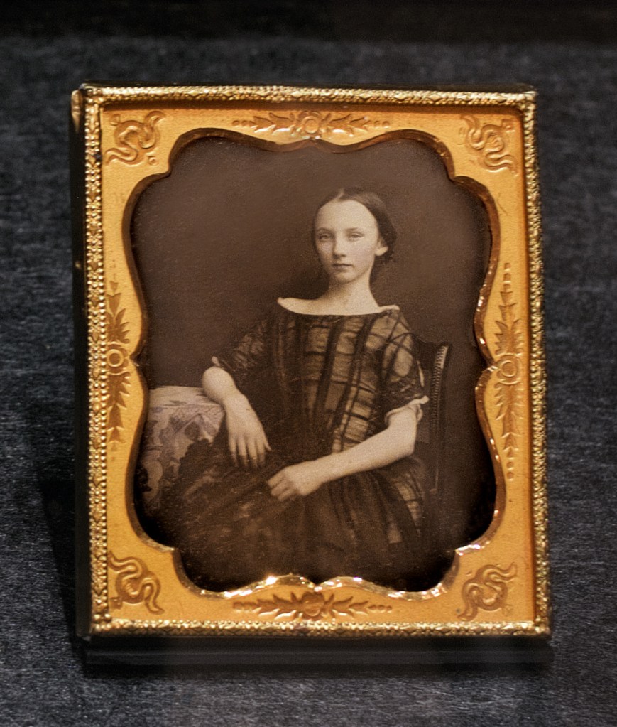Unknown photographer. 'Emily Spencer Wills' c. 1859 (installation view)