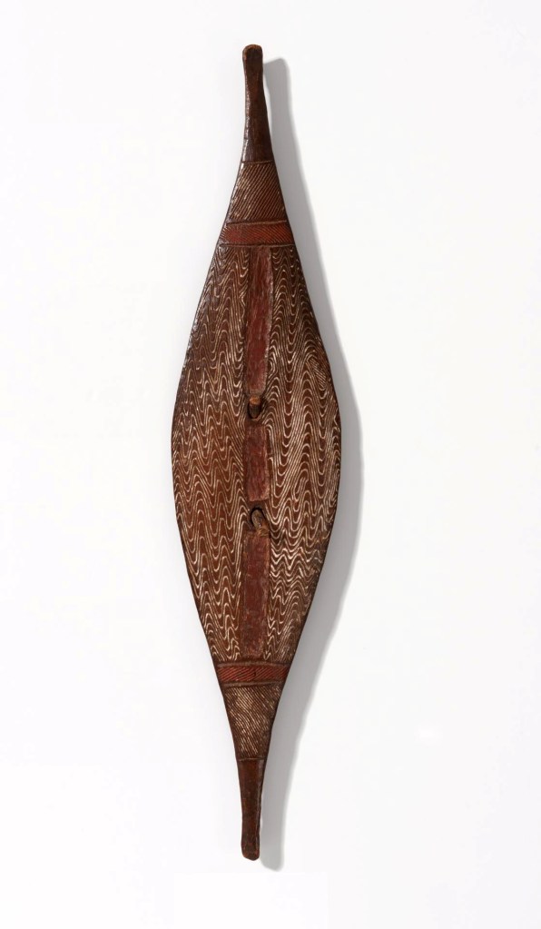 Unknown. 'Broad shield' (early 19th century-mid 19th century) (installation view)