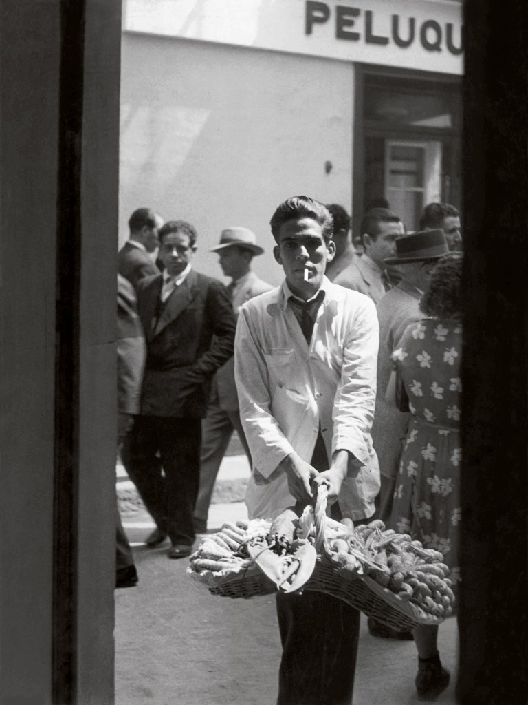 Brassaï (Gyulá Halász) (Hungarian-French, 1899-1984) 'Lobster Seller, Seville' 1951