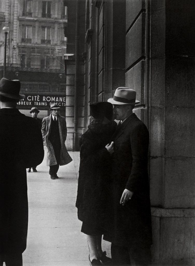 Brassaï (Gyulá Halász) (Hungarian-French, 1899-1984) 'Lovers at the Gare Saint-Lazare' 1937