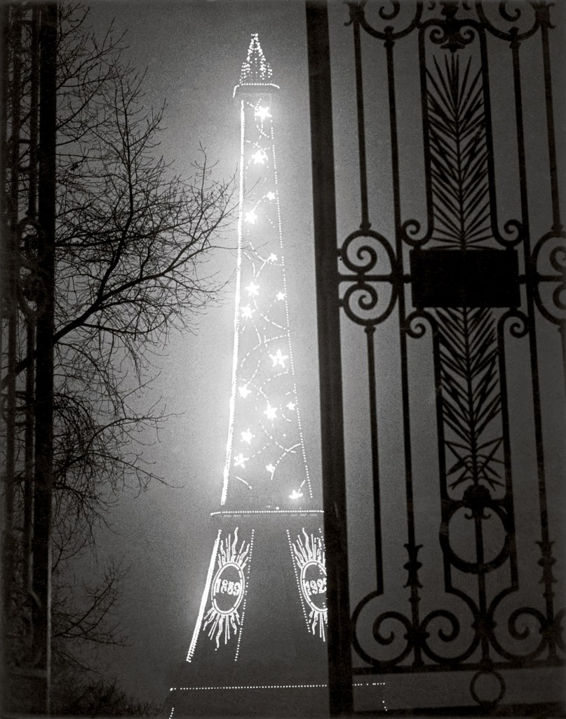Brassaï (Gyulá Halász) (Hungarian-French, 1899-1984) 'The Eiffel Tower seen through the Gate of the Trocadéro' 1930-1932