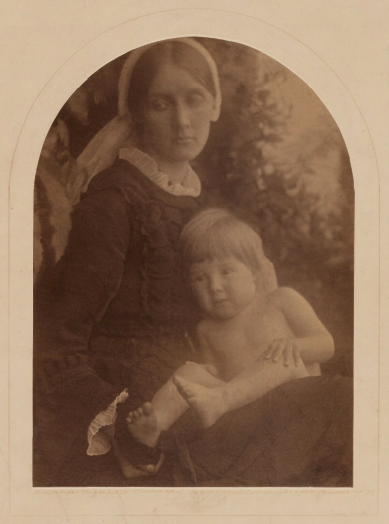 Julia Margaret Cameron (British, 1815-1879) 'Julia Prinsep Stephen (née Jackson, formerly Mrs Duckworth); Gerald Duckworth' August 1872