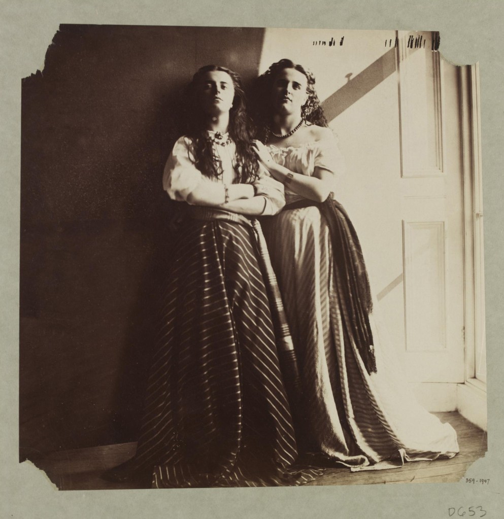 Clementina Hawarden (British, 1822-1865) 'Photographic Study (Florence Elizabeth and Clementina Maude)' 1863-1864