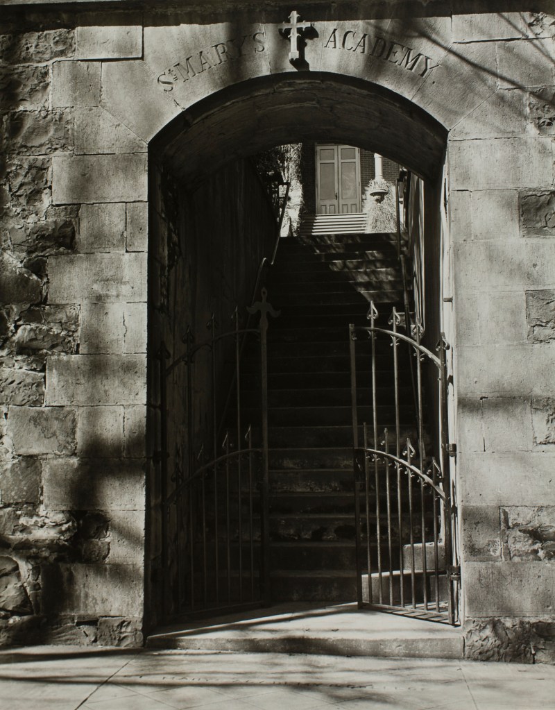 Minor White (American, 1908-1976) 'Untitled (St. Mary's Academy, Third Avenue Entrance)' c. 1939