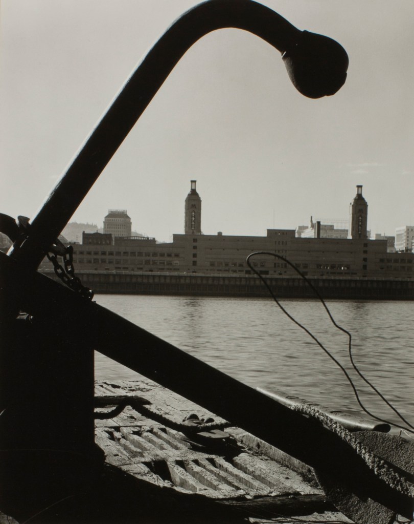 Minor White (American, 1908-1976) 'Untitled (Municipal Market, from a Barge on East Side of the River)' c. 1939