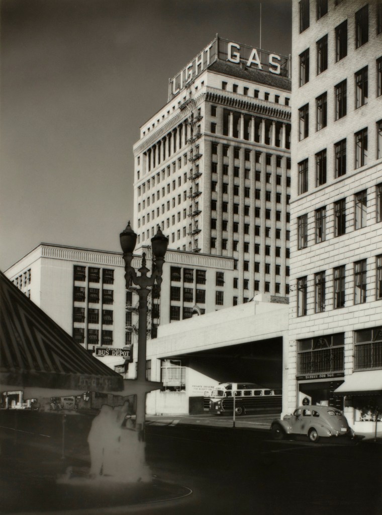 Minor White (American, 1908-1976) 'Fifth at Yamhill (Public Service Building)' c. 1939