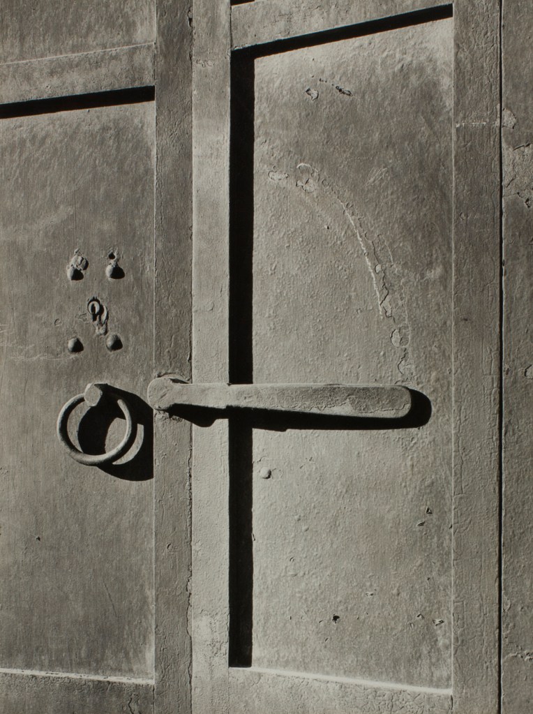 Minor White (American, 1908-1976) 'Door of Iron – First Brick Building in Portland, 1852 (Ladd and Tilton Building)' 1939