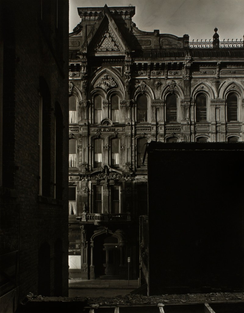 Minor White (American, 1908-1976) 'Kamm Building (Southwest Pine near First Avenue)' c. 1939
