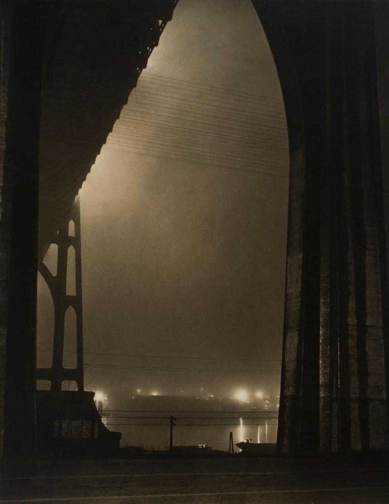 Minor White (American, 1908-1976) 'St. Johns Bridge' c. 1939