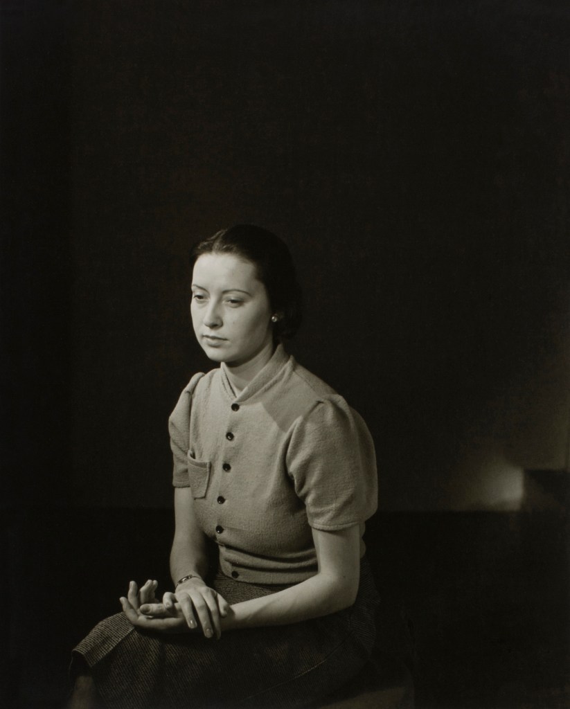 Minor White (American, 1908-1976) 'Untitled (Woman Sitting)' c. 1939