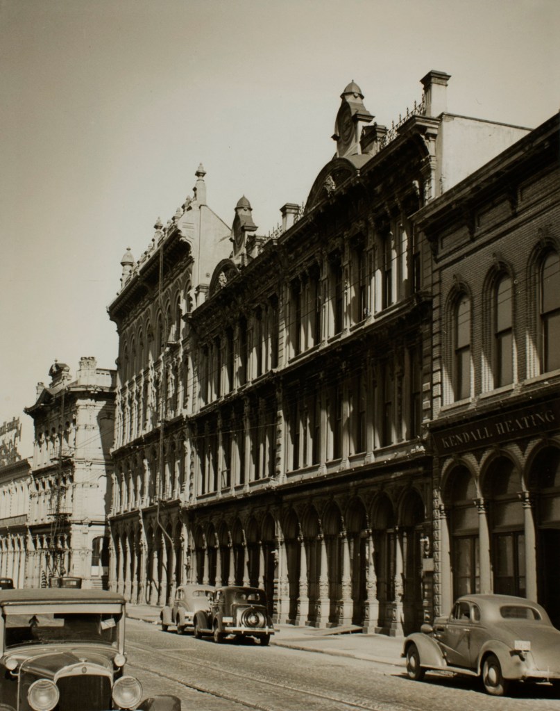 Minor White (American, 1908-1976) 'The Iron Fronts' c. 1939